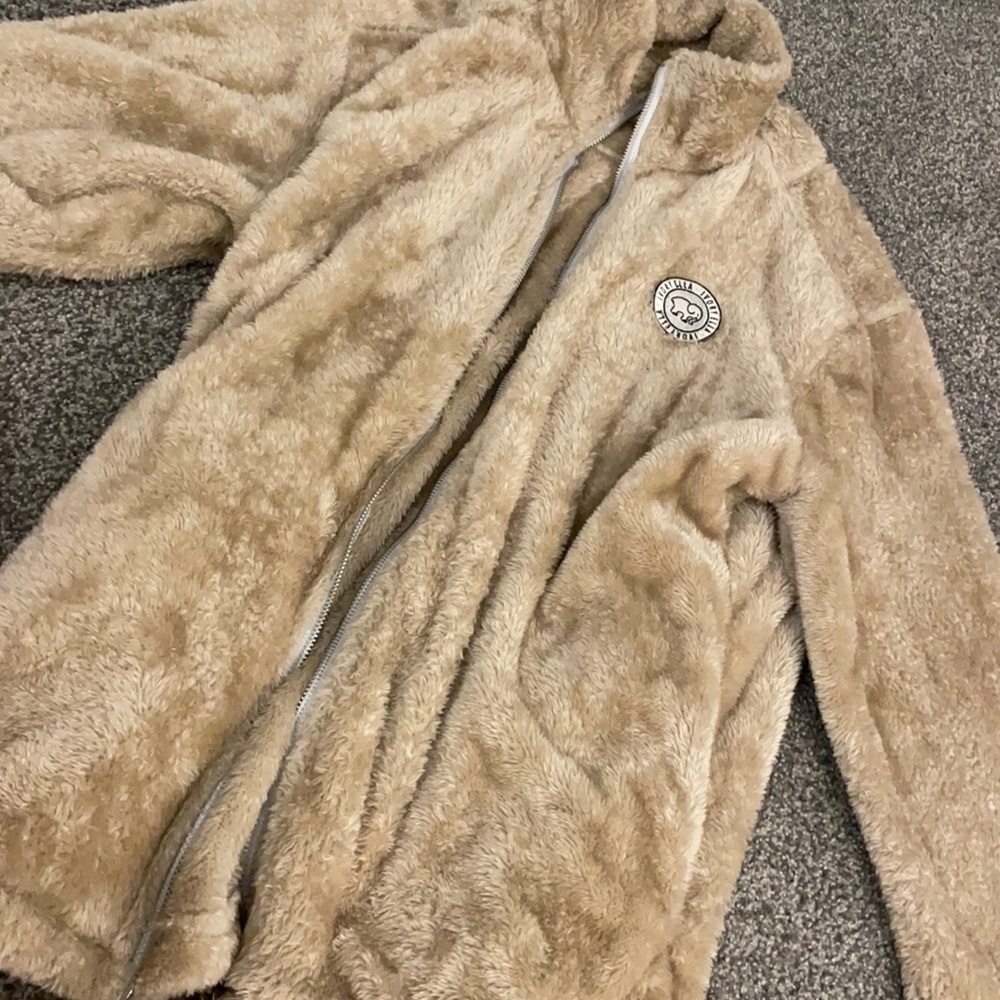 ivory ella shurpa jacket